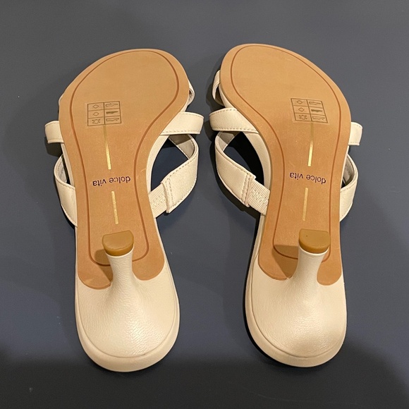 Lerah Heels Bone Leather - Picture 9 of 9